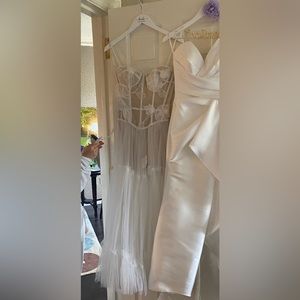 Tal Kedem corset wedding gown.Only worn once as reception dress.Tailored for 5’4